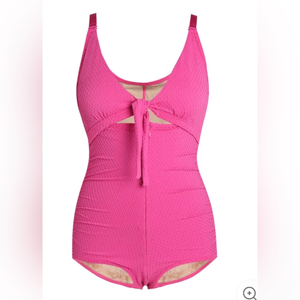 Curvy-Faja lined butt lifting swimsuit